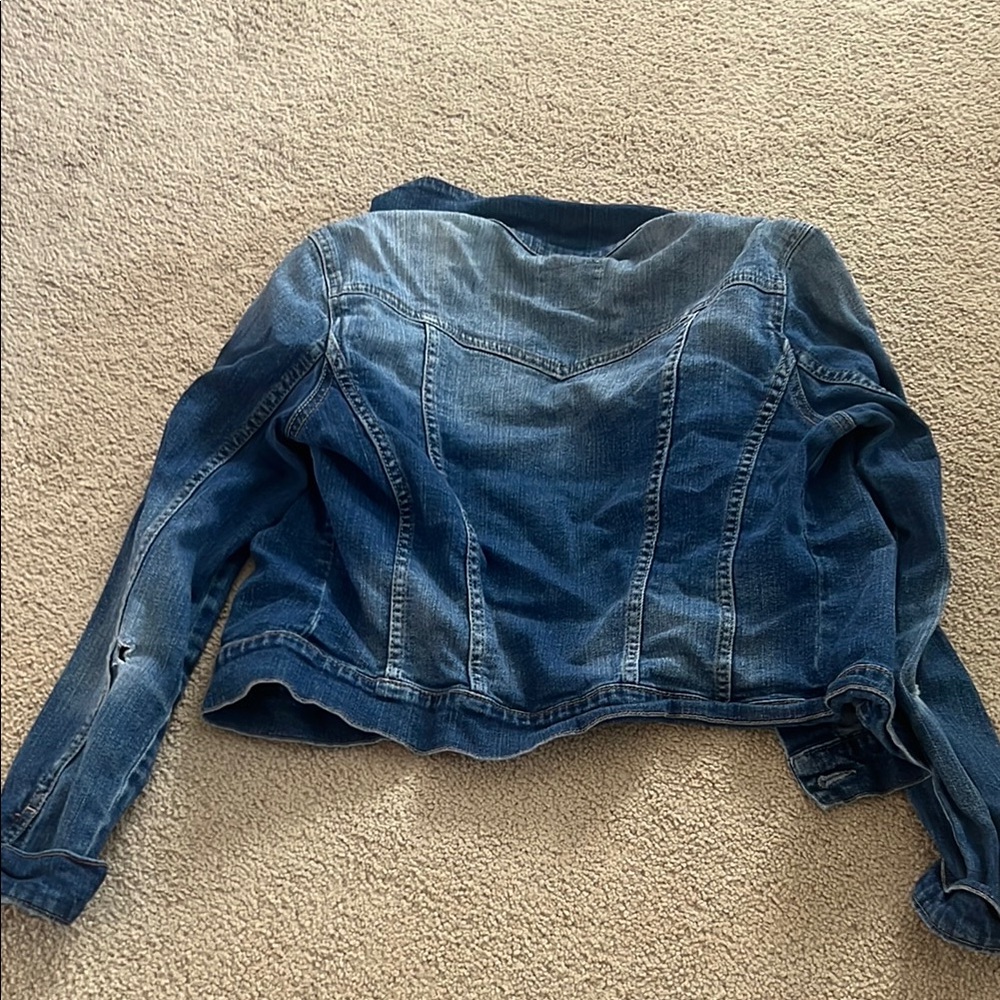 Jessica Simpson Blue Jean Jacket Classic Denim Style - Picture 2 of 2